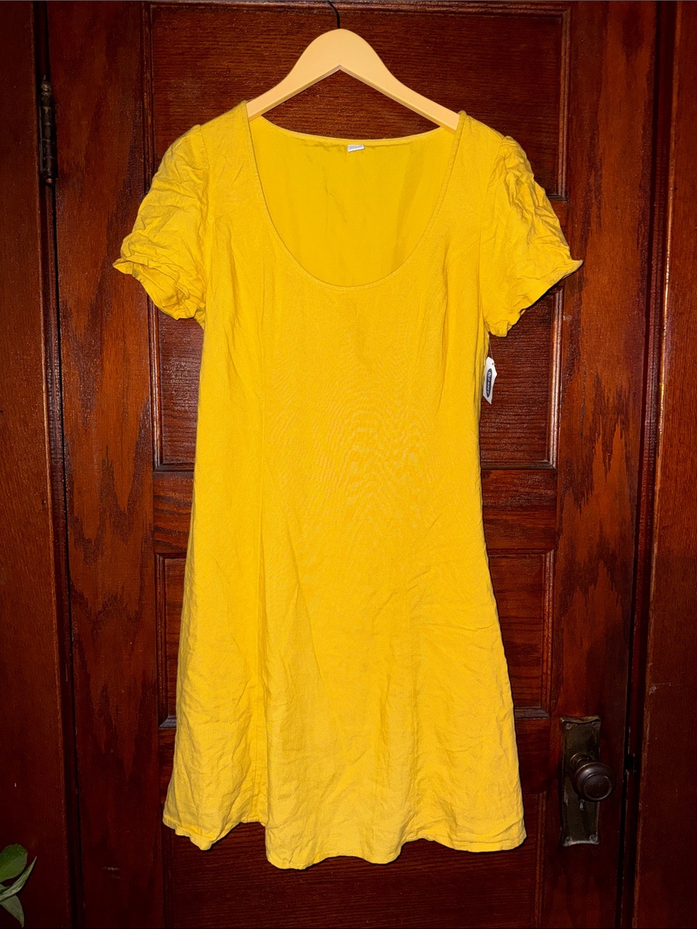 Medium Old Navy Yellow Dress with Lining